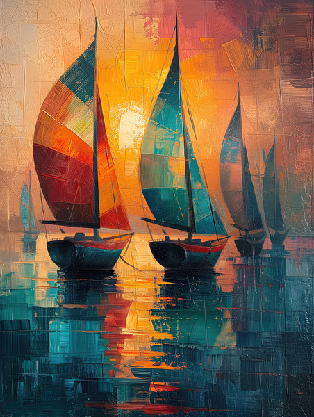 Sail Symmetry Print