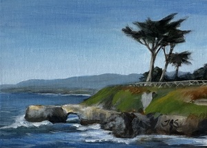 Beach Rock Arch by Teresa J Sharp