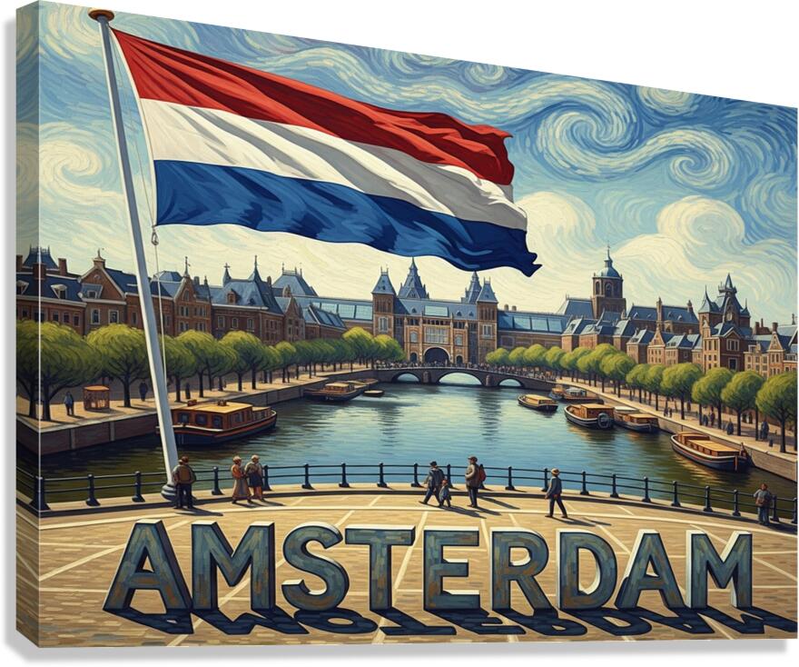 Amsterdam Canvas Print