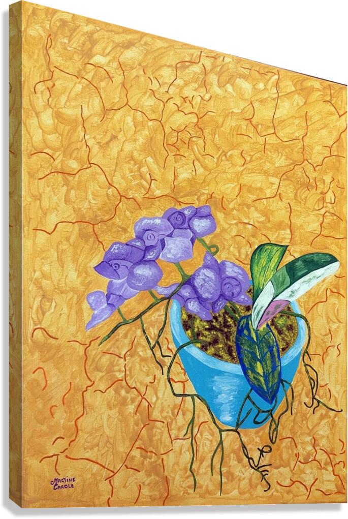 Iris source de grace Canvas Print