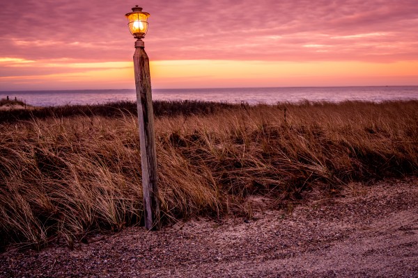 Beach Path at Dawn Print