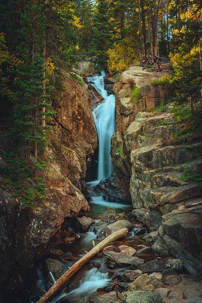 Chasm Falls Autumn Flow by Elevated Imaging