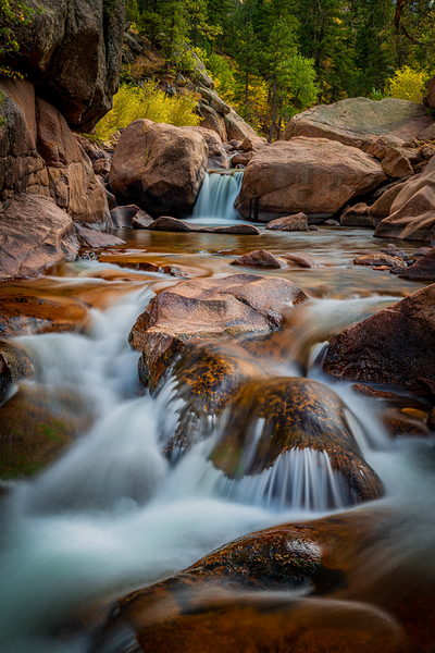 Autumn Waterfall  - Colorado Foothills by Elevated Imaging