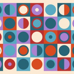 60s circle pattern - content