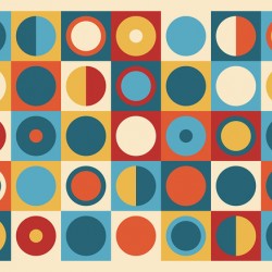 60s circle pattern - fun