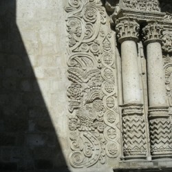 Stone Carving Church Facade