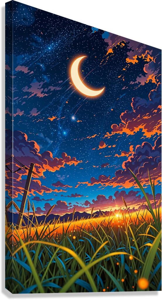 Moonlit Serenity Canvas Print