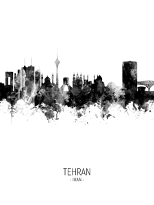 Tehran Iran Skyline