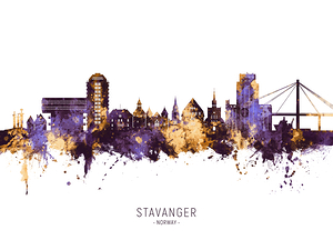 Stavanger Norway Skyline