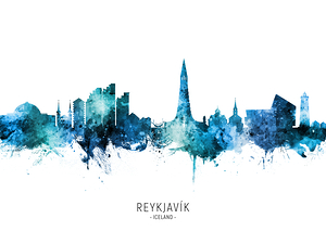 Reykjavik Iceland Skyline