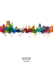 Whitby England Skyline
