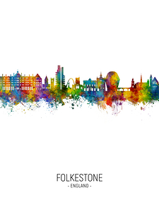 Folkestone England Skyline