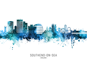 Southend on Sea England Skyline