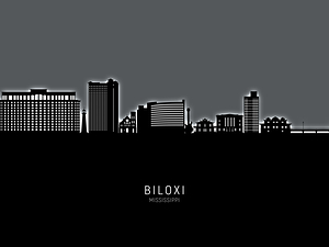 Biloxi Mississippi Skyline