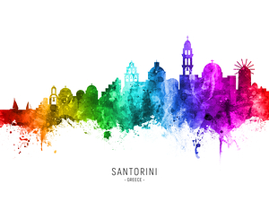 Santorini Skyline