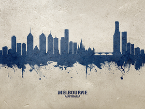 Melbourne Australia Skyline