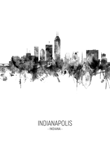 Indianapolis Indiana Skyline