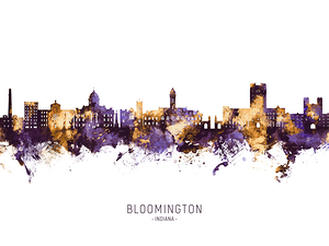 Bloomington Indiana Skyline