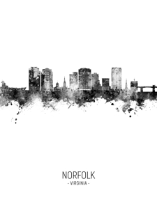 Norfolk Virginia Skyline