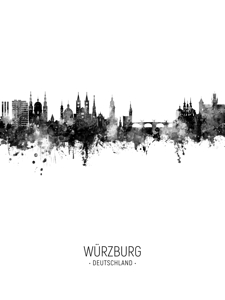 Wurzburg Germany Skyline