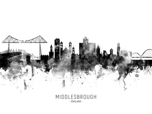 Middlesbrough England Skyline