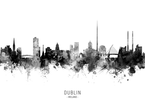 Dublin Ireland Skyline
