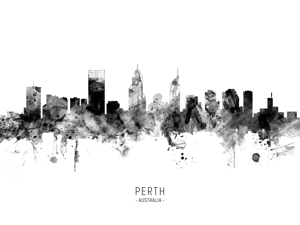 Perth Australia Skyline