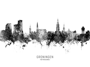 Groningen The Netherlands Skyline