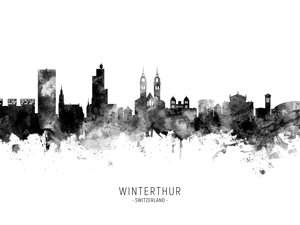 Winterthur Switzerland Skyline