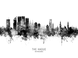 The Hague Netherlands Skyline
