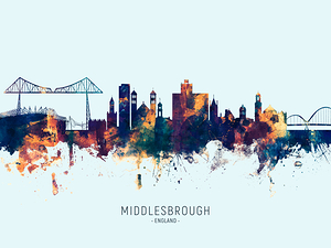 Middlesbrough England Skyline