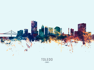 Toledo Ohio Skyline