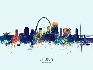 St Louis Missouri Skyline