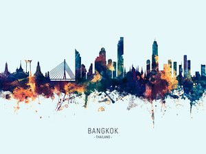 Bangkok Thailand Skyline