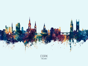 Cork Ireland Skyline