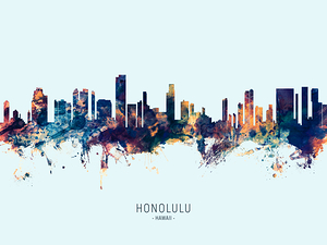 Honolulu Hawaii Skyline