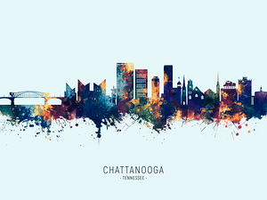 Chattanooga Tennessee Skyline