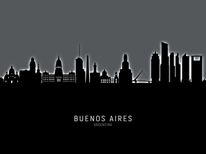 Buenos Aires Argentina Skyline