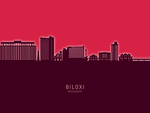 Biloxi Mississippi Skyline