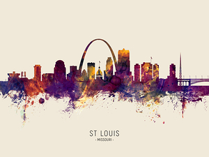 St Louis Missouri Skyline