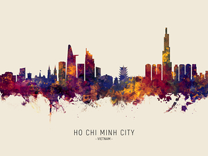 Ho Chi Minh City Vietnam Skyline