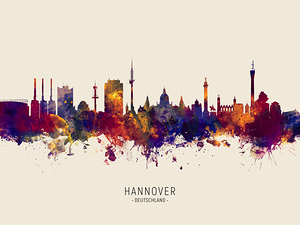 Hannover Germany Skyline