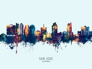 San Jose California Skyline