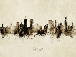 Syracuse New York Skyline