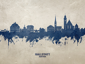 Hallstatt Austria Skyline