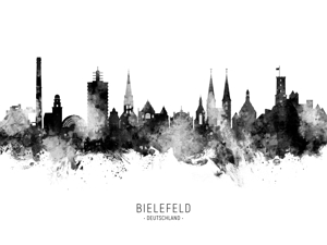Bielefeld Germany Skyline