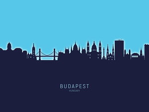 Budapest Hungary Skyline