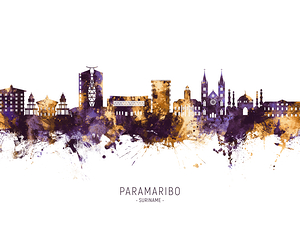 Paramaribo Suriname Skyline