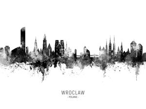 Wroclaw Poland Skyline