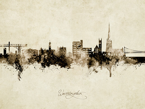 Warrington England Skyline